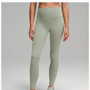 LULULEMON WUNDER TRAIN HR TIGHT 28” LAUREL GREEN
